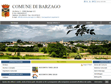 Tablet Screenshot of comune.barzago.lc.it